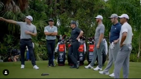 WATCH: Woods, McIlroy, DJ, Day and Rahm in Straight Drive Contest...