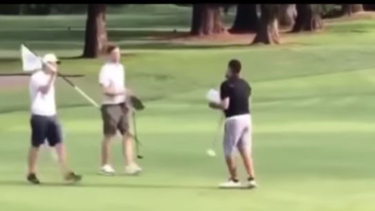 WATCH: Golfer loses his match then TAKES IT ALL OUT on his putter!