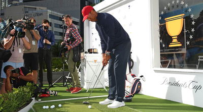 Tiger Woods spotted using Scotty Cameron Futura putter at golf shoot