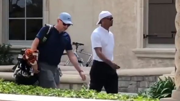 WATCH: Tiger Woods strolls into Players Championship like a BOSS!