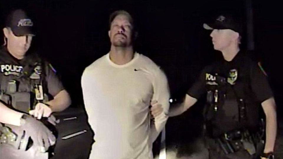 tiger woods dui arrest dashcam video released