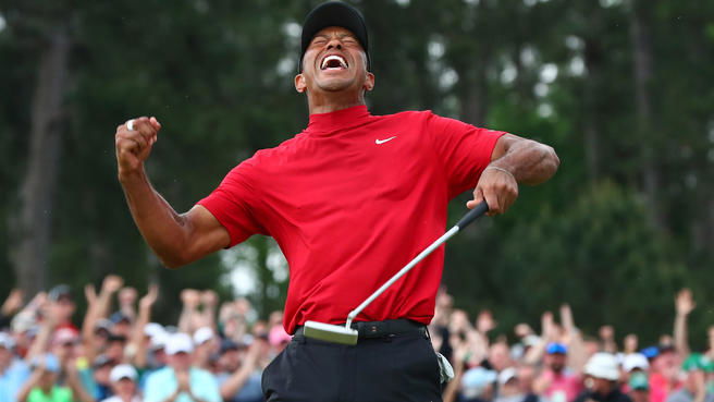 WATCH: Tiger Woods' heartfelt hug with son after winning The Masters
