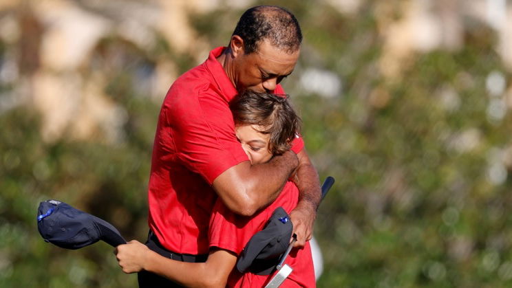 Tiger Woods and Charlie Woods finish SECOND at the PNC Championship