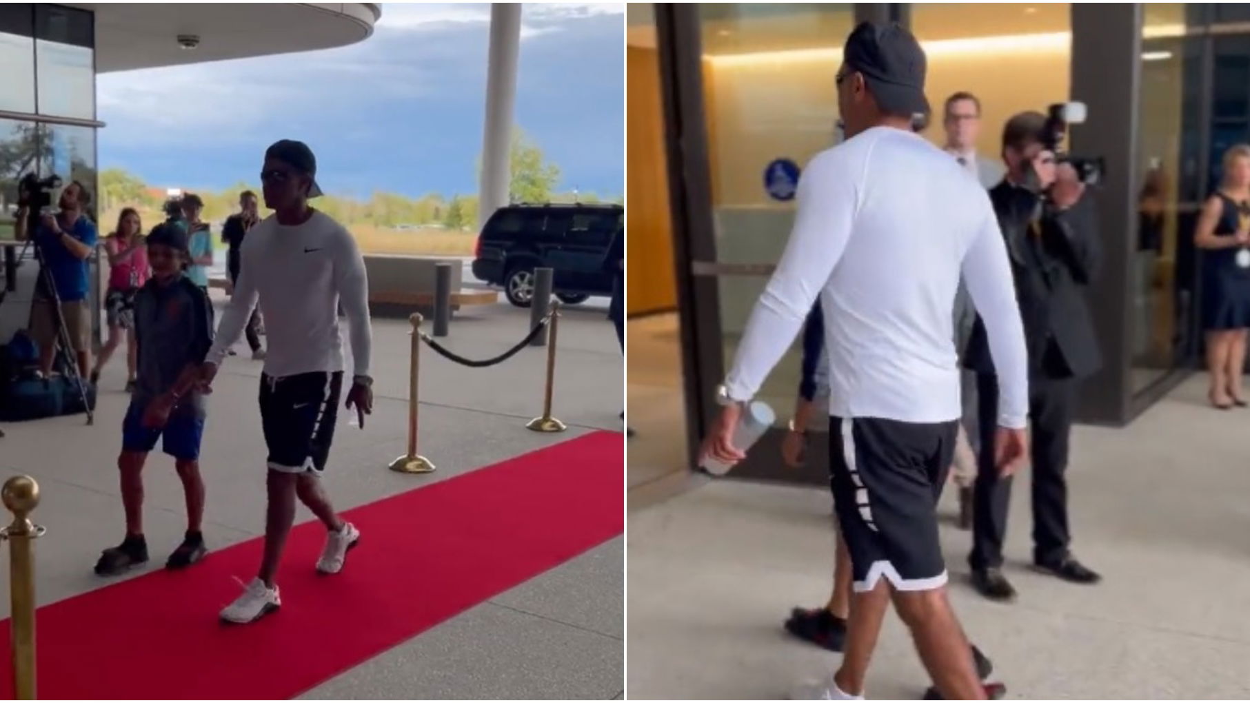 WATCH: Tiger Woods shows off bare leg for first time since car crash