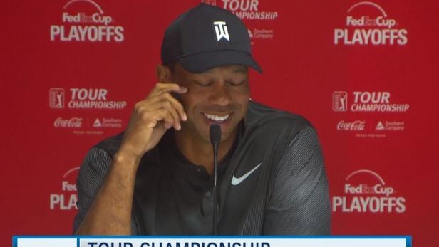 Hey Tiger, they flipped the nines at the Tour Championship...