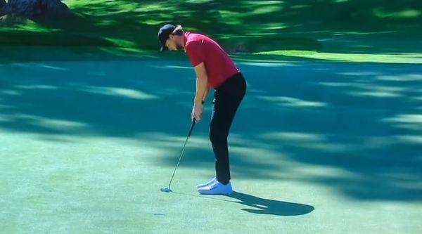 STROP ALERT! Thomas Pieters smashes ball with putter then kicks golf bag