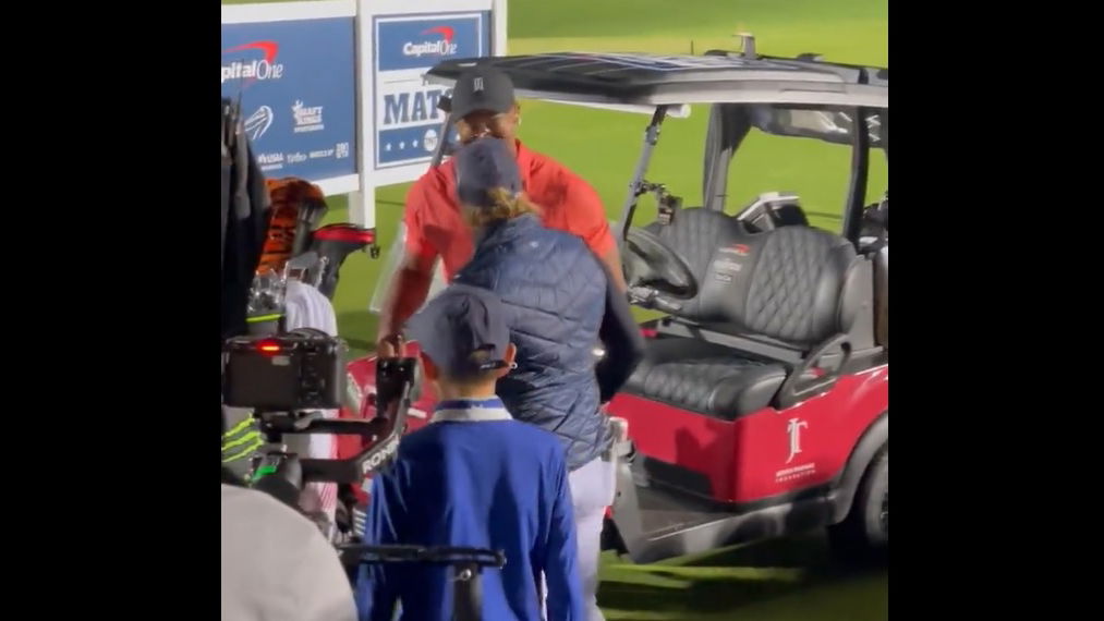 Tiger Woods actually said THIS to Annika Sorenstam's son! Brilliant from Tiger!
