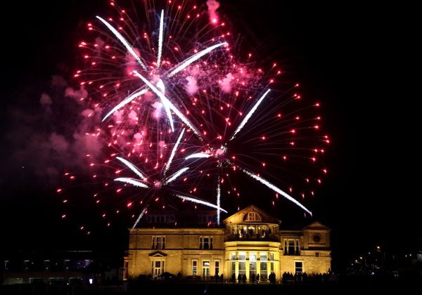 Fireworks make it a spectacular Saturday at St Andrews