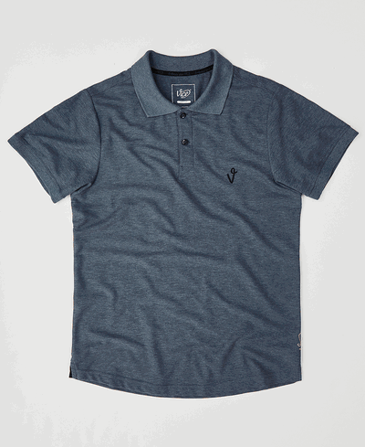 VICE POLO V-LOGO DARK BLUE