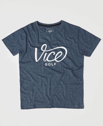 VICE LOGO T-SHIRT DARK BLUE