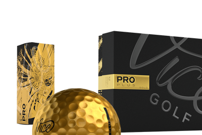 Vice Golf release limited edition Pro Plus Gold golf ball