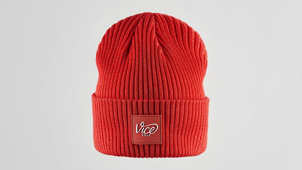VICE BEANIE RIBBED CORAL