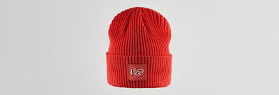 VICE BEANIE RIBBED CORAL