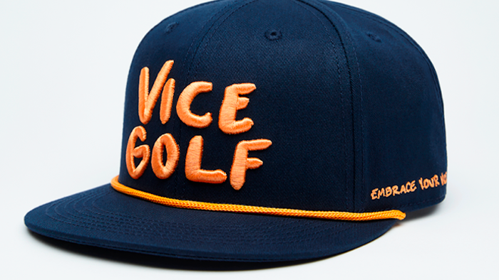 VICE CREW CAP NAVY ORANGE
