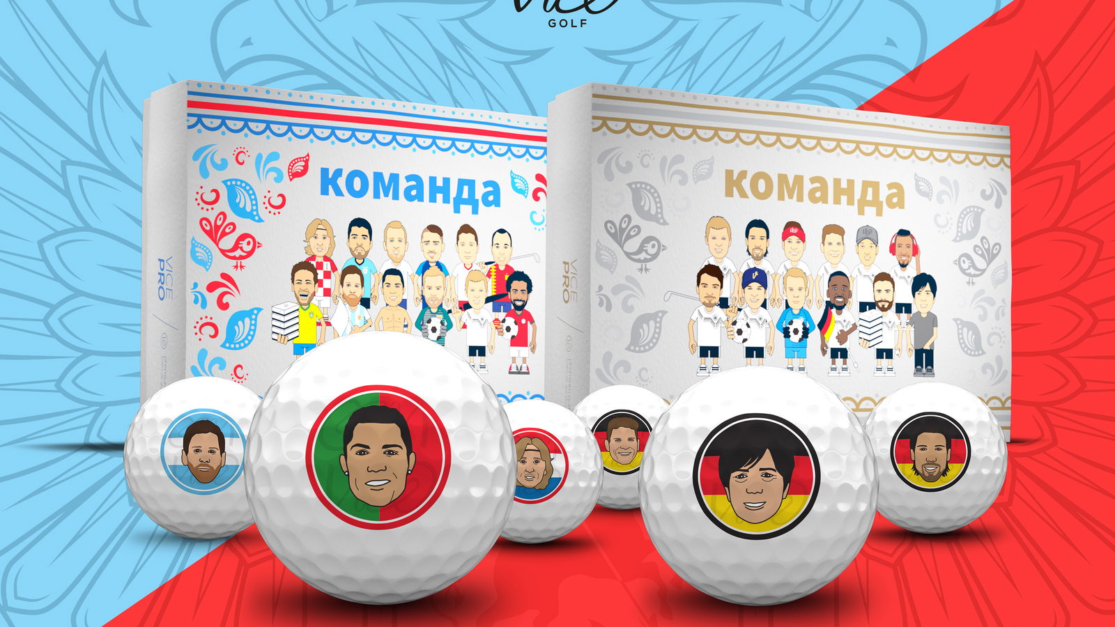 Vice launch World Cup golf balls