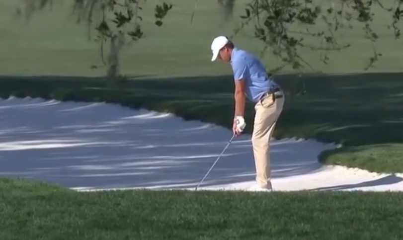 WATCH: PGA Tour pro Nick Watney skims ball across water