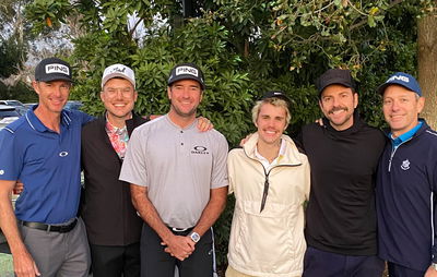 Bubba Watson plays round with Justin Bieber after missing Genesis cut