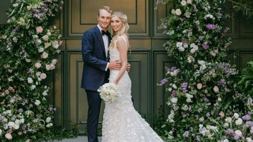 PGA Tour star Will Zalatoris gets married to "best friend" Caitlin Sellers
