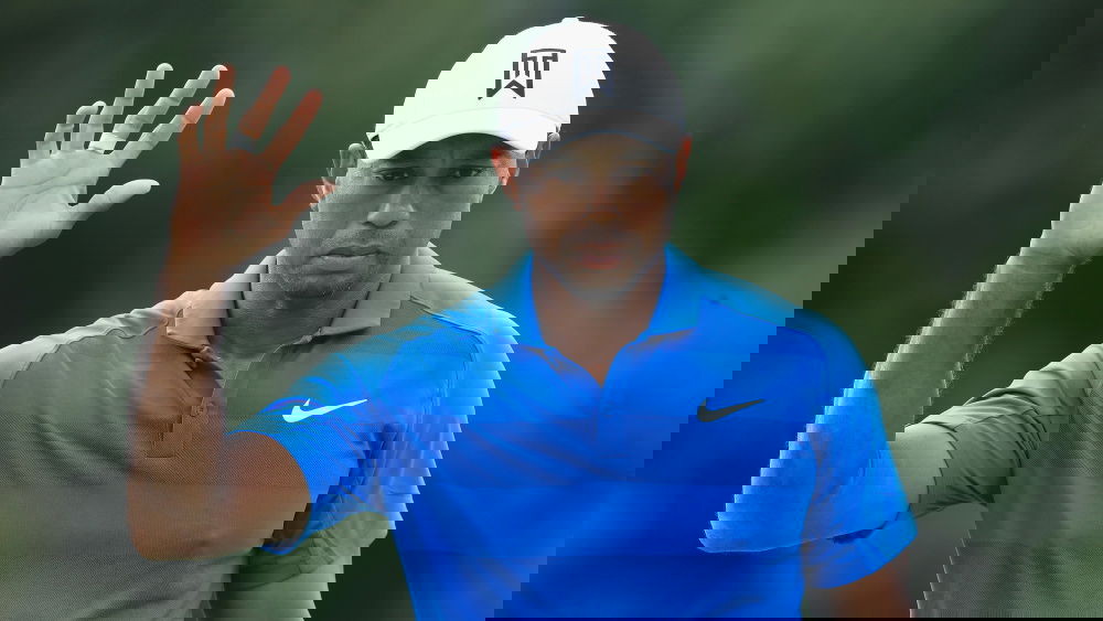 Tiger Woods leads by three after 54 holes at the Tour Championship