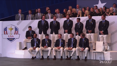 Furyk announces Tiger Woods' name at opening ceremony, Paris goes wild