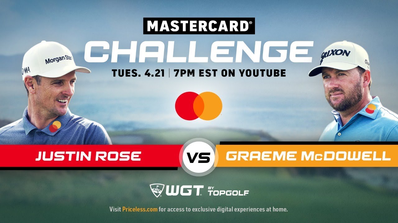 WATCH: Justin Rose vs Graeme McDowell in virtual golf match