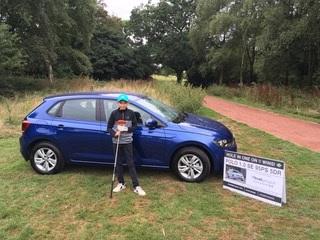 Young lad makes ace, wins car he's not old enough to drive! 