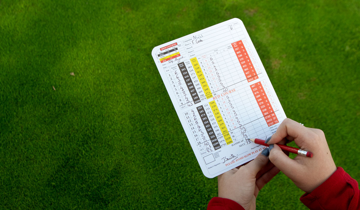 New World Golf Handicap system means someone can play off 54! 