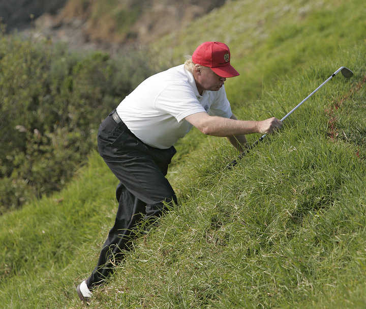 Donald Trump cheats at golf explains new book