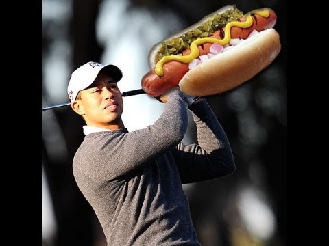 Who remembers the time a fan threw a hot dog at Tiger Woods...