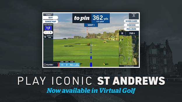 Toptracer Range adds Old Course at St Andrews to its Virtual Golf mode