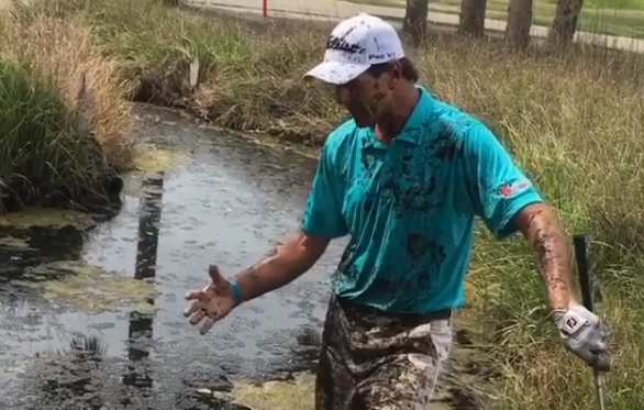 Golf Water Shots: The weirdest, most bizarre golf instruction video you'll ever see!