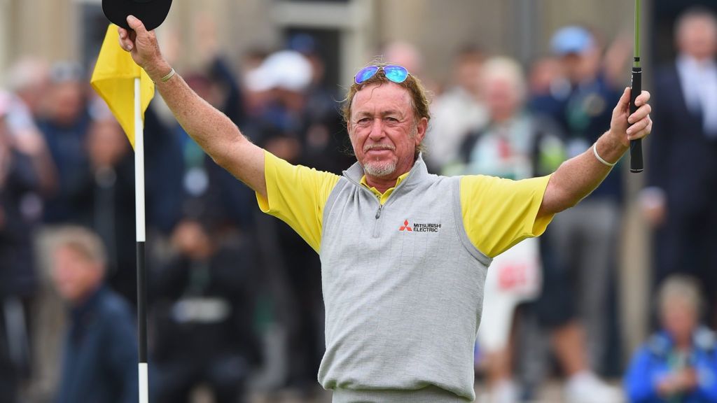 WATCH: Miguel Angel Jimenez wins with sunnies under his PING cap!