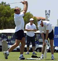 World Cup England have a taste for golf