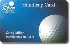 Handicap card