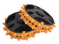 Hedgehog trolley wheel protectors