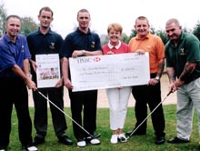 Golf strippers raise cash!