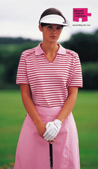 Golf backs breast cancer campaign