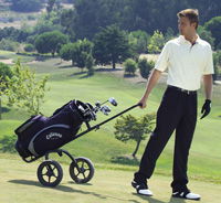 Carrying golf bags