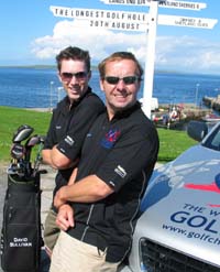 Golfer plays from John O'Groats to Lands End
