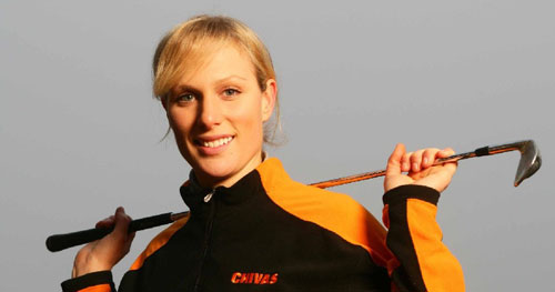 Zara Phillips golf