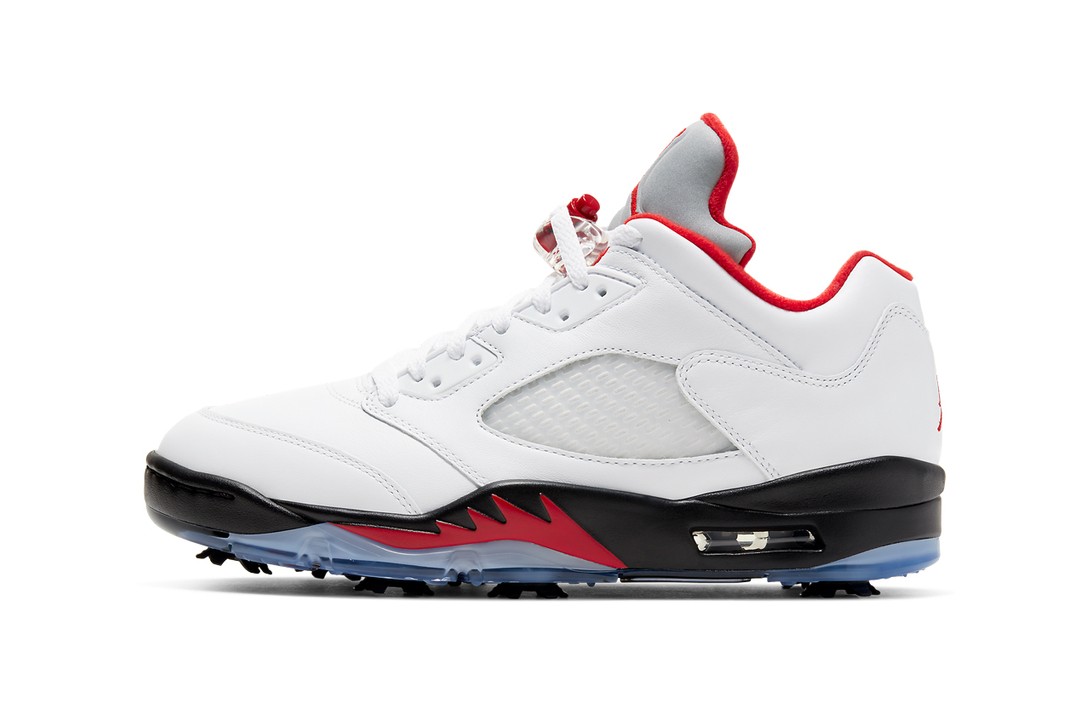 Nike Air Jordan 5 Low Golf Fire Red shoe is out on Friday