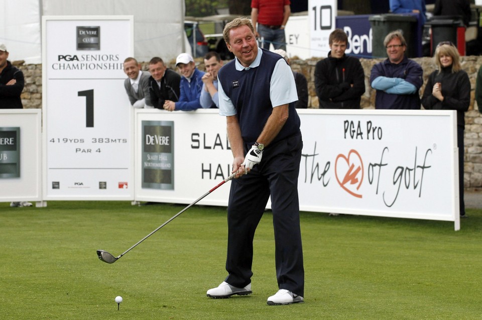Harry Redknapp: I want to hit golf balls with Gary Neville's face on!