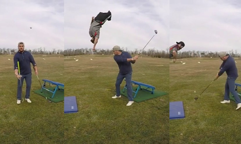 The golf trick shot artist social media is going mad for in 2018!