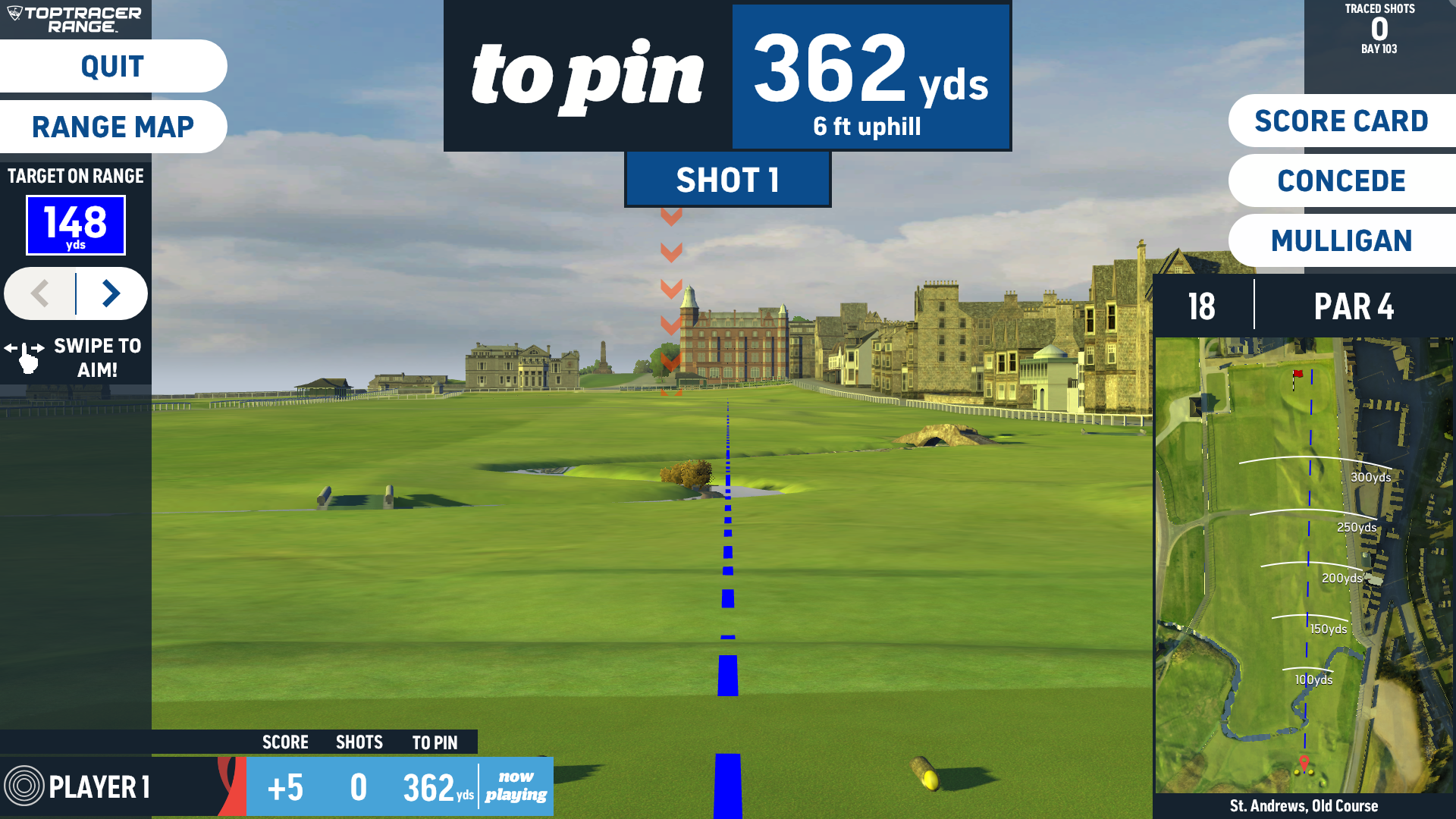 Toptracer Range adds Old Course at St Andrews to its Virtual Golf mode