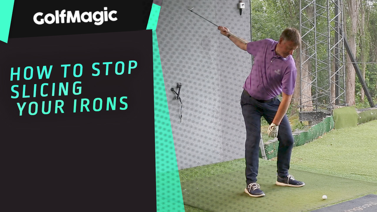 WATCH: How to STOP SLICING your irons...