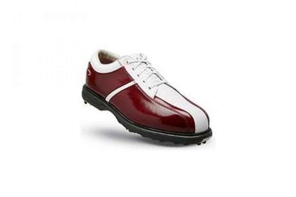 Ladies McKenna Golf Shoes - Ruby/White