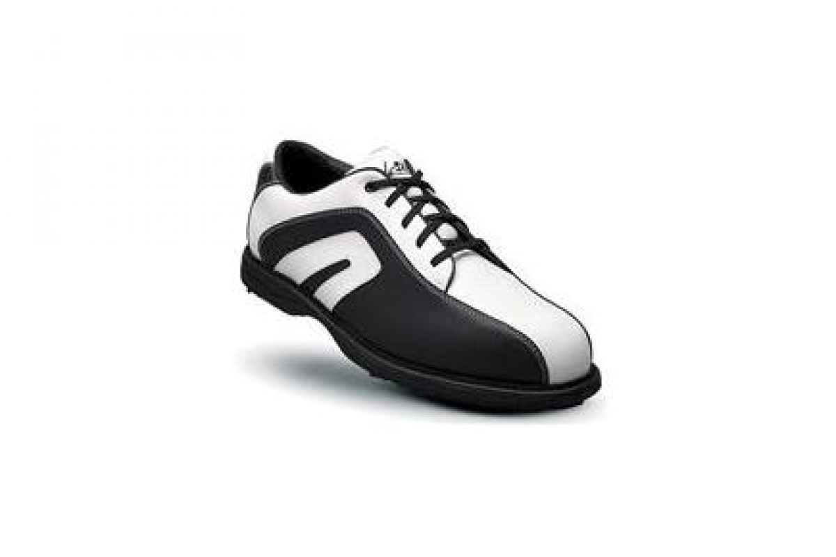 Derby Golf Shoes - White/Black