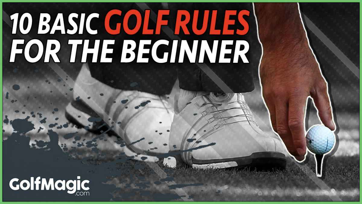 10 basic golf rules for the beginner