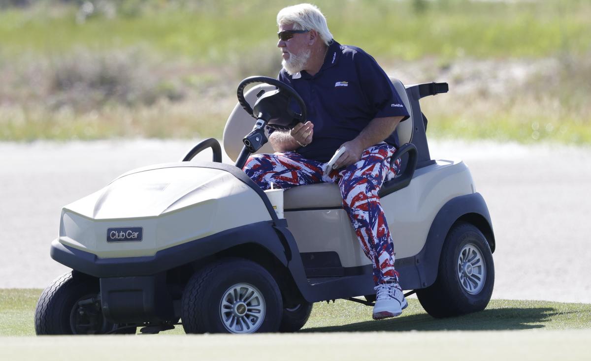 Golf fans react as John Daly needs help after his buggy gets STUCK