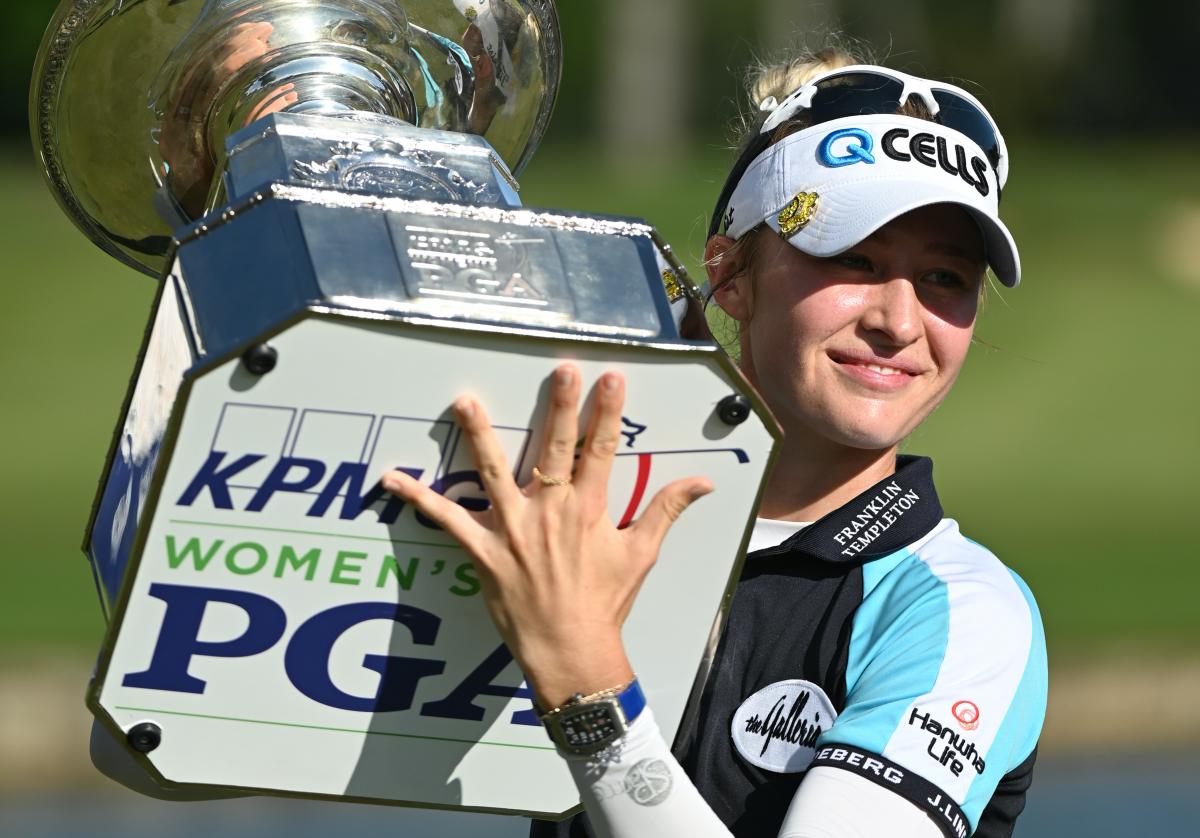 Nelly Korda WINS Women&#039;s PGA Championship to become new WORLD NO. 1